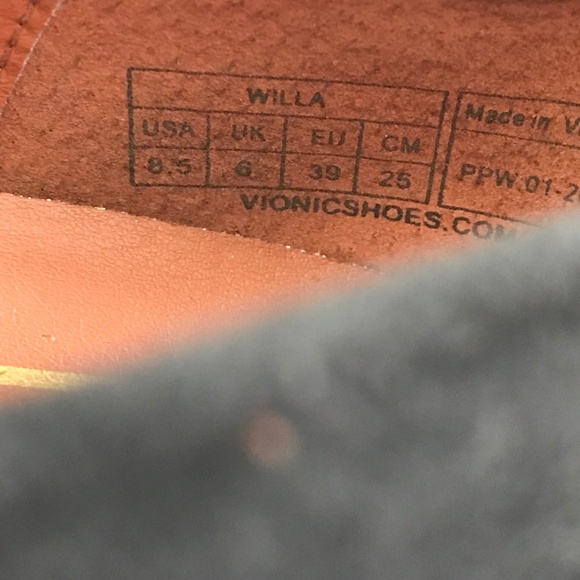 VIONIC Willa Suede Ballet Flat Slip On Loafer Black Women’s Size 8.5 - Picture 15 of 16